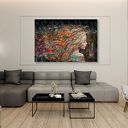 Obraz jak malowany KOBIETA 15 długie włosy olśniewający 120x80cm
