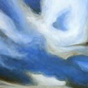 Pejzaż akrylowy na płótnie 80 x 40 cm