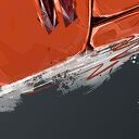 Obraz na płótnie Ferrari 250 GTO - retro szkic auta 120x80 cm