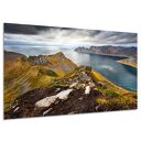 Obraz NORWESKI FIORD pejzaż góry morze 120x80
