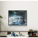 Sztorm i - obraz akrylowy ręcznie malowany na płótnie 73x92 cm do salonu i sypialni