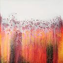 FLUO - obraz abstrakcyjny z akrylu 80x80 cm do salonu