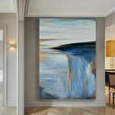 Tajemnica Oceanu - nowoczesny obraz akrylowy na płótnie 70x100 cm