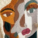 Boho obraz na ścianę 60x80 cm - punch needle 3D Sznurkowelove