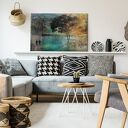 Obraz na płótnie 120x80 - Drzewo Para: romantyczna miłość
