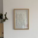 Wycinanka Biała Abstrakcja ręcznie wykonana