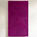 Reliefy ścienne na płótnie 80x160 cm w kolorze biskupim (RAL -4006)