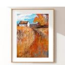 PEJZAŻ - praca formatu 24/18 cm