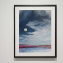 Pomiędzy nocą a świtem - obraz akrylowy 50x40 cm (pejzaż) na płótnie
