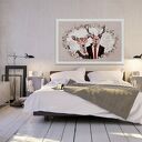 Obraz na płótnie 120x80 cm JELNIE LOVE - wysyłka w 24h