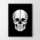 Plakat obraz black skull A3 - 29.7x42.0cm