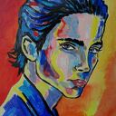 Portret olejny Paula Atrydy (Diuna) - obraz do nowoczesnego wnętrza