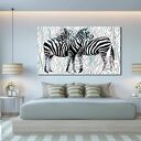 Obraz XXL ZEBRA 1 - 120x70cm na płótnie loft zwierzęta