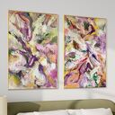 Zestaw obrazów ręcznie malowanych 100x140 cm