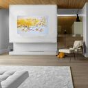 Drzewo w rozkwicie /3/ - obraz ręcznie malowany na płótnie (120x70 cm)