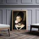 Plakat obraz Dziewczyna z balonem 30x40 cm