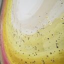 Powiew 9 - abstrakcyjny obraz akrylowy 100x100 cm z fakturą i czarnymi bokami 