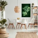 Obraz z kwiatem Monstera 70x100 cm - druk na płótnie do salonu