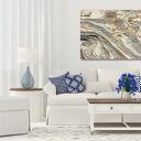 Beżowy obraz na płótnie MARMUR 5 do salonu 120x80 cm