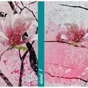Kwitnąca magnolia - obraz drukowany na płótnie 147x60 cm