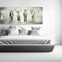 Obraz na płótnie 147x60 cm CHŁOPAKI GANG 02233 - wysyłka w 24h