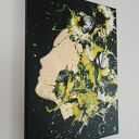 Monika 30x40 cm - ręcznie malowana abstrakcja na płótnie