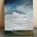 Drzewo - ręcznie malowany obraz akrylowy na płótnie 40 x 30 cm