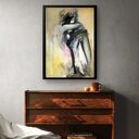 Szkic Kobiety - 50x70 pastelowy obraz akrylowy do sypialni