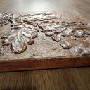 Teksturowy tryptyk terra - luksusowe obrazy strukturalne 3d