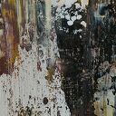 Abstrakcyjny obraz na płótnie 120x80 cm w złocie, szarości i czerni