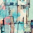 Obraz na płótnie Anioł Stróż w niebieskim mieście 120x80 cm
