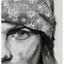 Axl Rose - seria Ikony A3 - rysunek ołówkiem dla fana muzyki