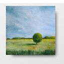 PEJZAŻ - praca formatu 20/20 cm