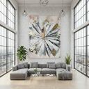 Prima Ręcznie malowany obraz Abstrakcja Olejny Kobieta Baletnica 120x80cm