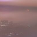 Obraz na płótnie Hongkong nocą - panorama wieżowców