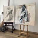 Fresh - nowoczesny obraz akrylowy na płótnie 100x100 cm