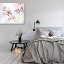 Pastelowy obraz na płótnie z magnoliami 120x80 cm