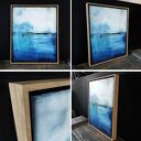 obraz olejny - Błękit paryski XVI (oprawiony w ramę)