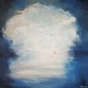 Morze - ręcznie malowany obraz akrylowy 60x60 cm (bez ramy)