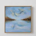 BIAŁE ŁODZIE-obraz akrylowy formatu 60/60 cm