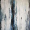 Abstrakcyjny obraz akrylowy 50x70 cm - gotowy do zawieszenia bez ramy