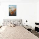 Łąka - impresja. Obraz malowany ręcznie na płótnie 50x70 cm do salonu