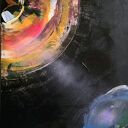 Universe - kosmos i gwiazdy na płótnie 50x50x1 cm