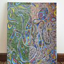 Magia ruchu. Obraz giclee z kolorową jaszczurką Marina Czajkowska