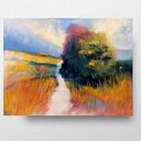 PEJZAŻ - praca formatu 18/24 cm