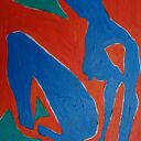 Obraz ręcznie malowany olejny w stylu fowizmu - Taniec (Henri Matisse)