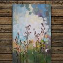 ŁĄKA - obraz akrylowy 20/30 cm (trawy) - ręczne malowanie