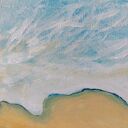 Plaża - ręcznie malowany obraz akrylowy na płótnie 41 x 33 cm