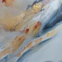 ABSTRAKCJA ZE ZŁOTEM - obraz akrylowy 70x50 cm