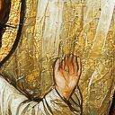 Obraz Święta Rodzina - religijna ikona na płótnie 120x80 złoty